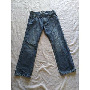 Express 33x30 Blue Jeans Kingston Classic Fit Boot Cut Regular Rise Casual